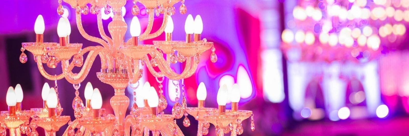 wedding hall roof decor