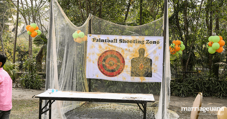 paintball shooting zone