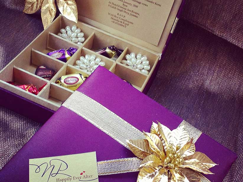 wedding invitation box