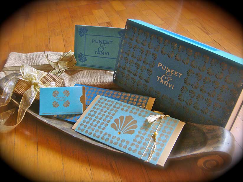 boxed wedding invitation