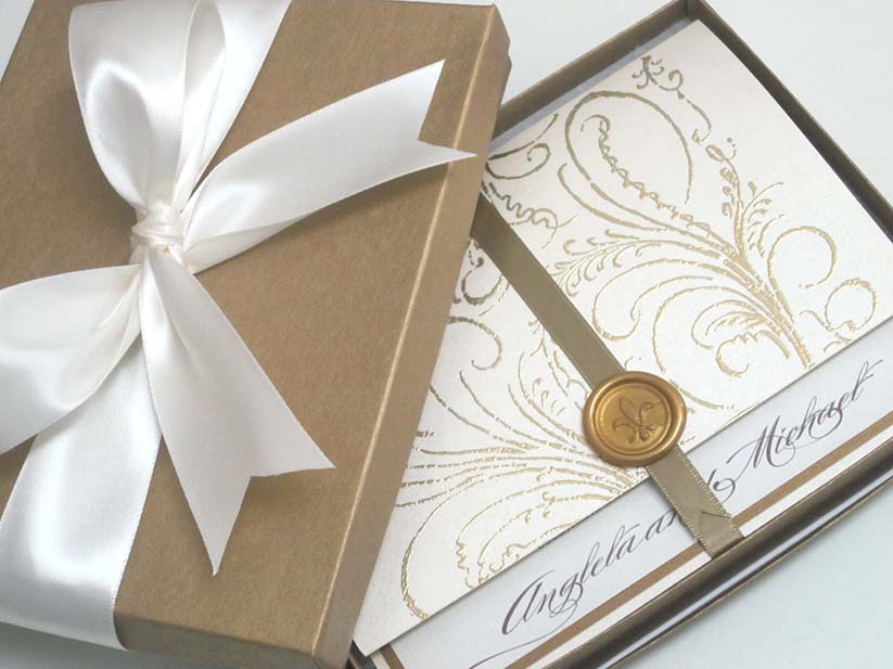 personalized wedding invitation