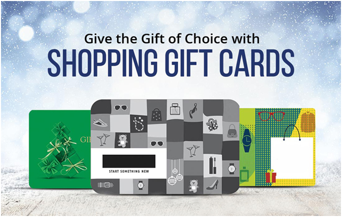 shopping gift cards